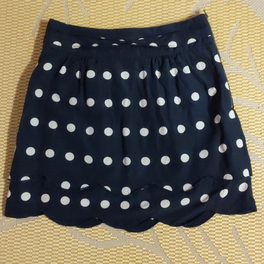 Anthropologie Floreat scalloped skirt size 0